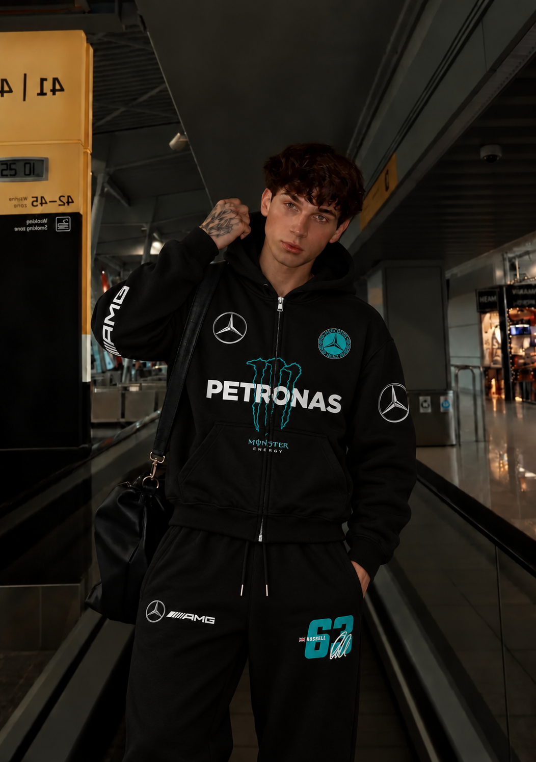 AMG PETRONAS Racing Edition — Zip Hoodie & Jogger Set