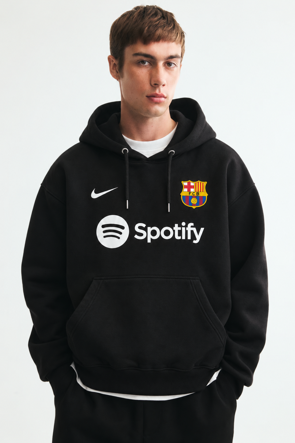 FC Barcelona Spotify Edition Black Hoodie