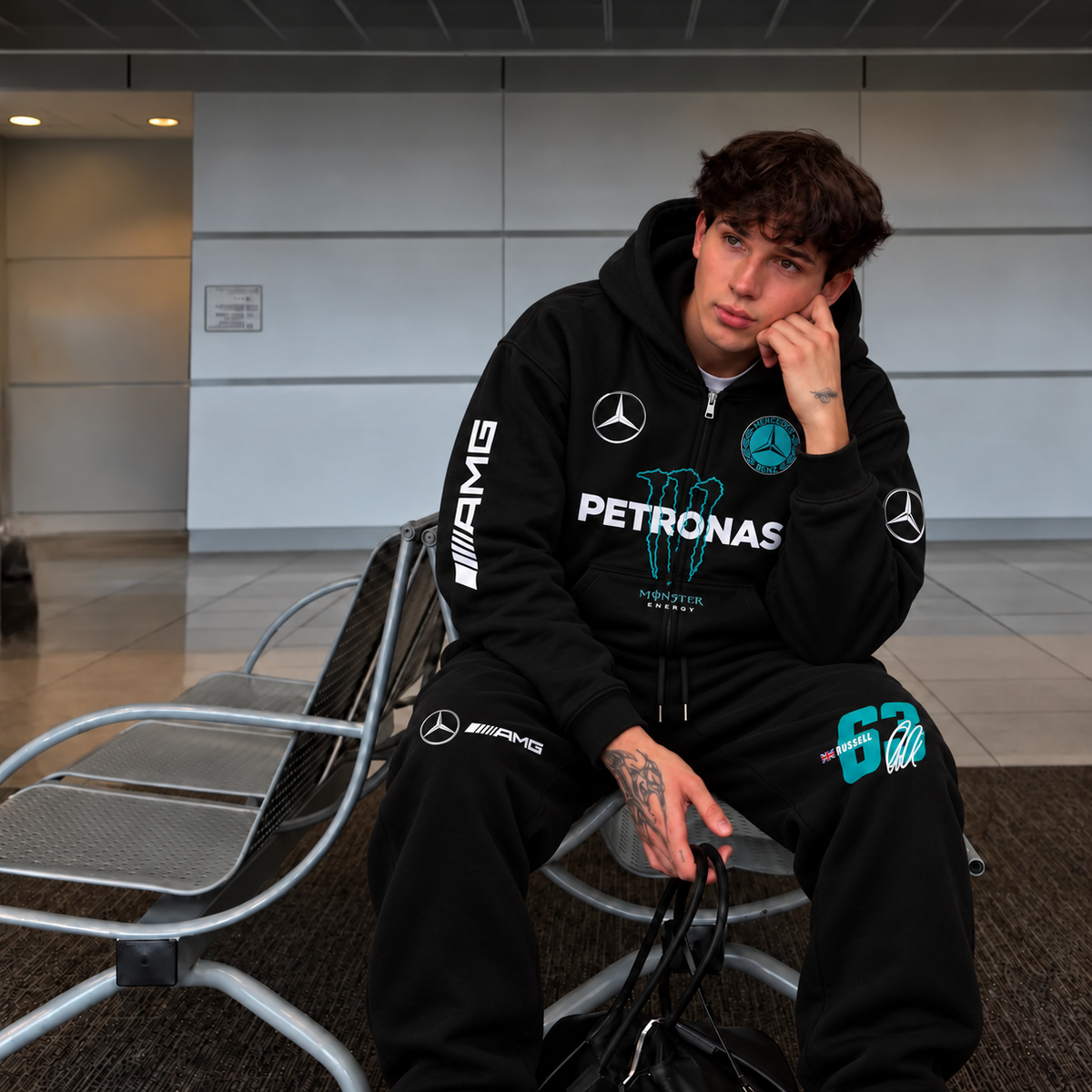 AMG PETRONAS Racing Edition — Zip Hoodie & Jogger Set