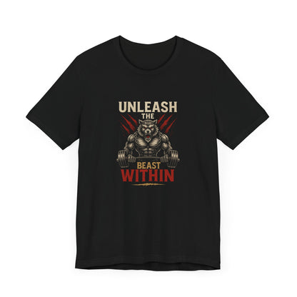 Unleash The Beast Within – Men’s Gym T-Shirt | Power Mode Collection | AGORAA MARTUnisex Basic T-Shirt