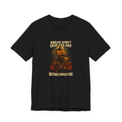 Angad Didn’t Skip Leg Day Neither Should You – Men’s Gym T-Shirt | Desi Mythology Gymwear | AGORAA MART