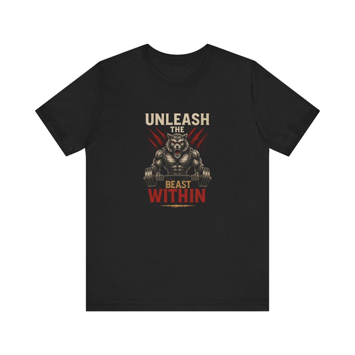 Unleash The Beast Within – Men’s Gym T-Shirt | Power Mode Collection | AGORAA MARTUnisex Basic T-Shirt