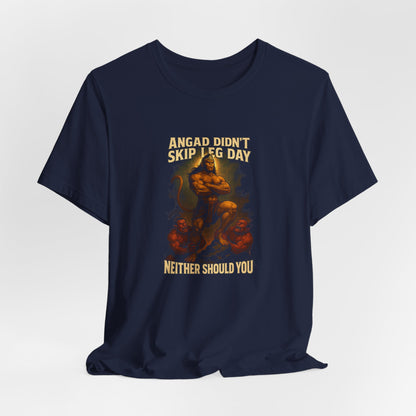 Angad Didn’t Skip Leg Day Neither Should You – Men’s Gym T-Shirt | Desi Mythology Gymwear | AGORAA MART