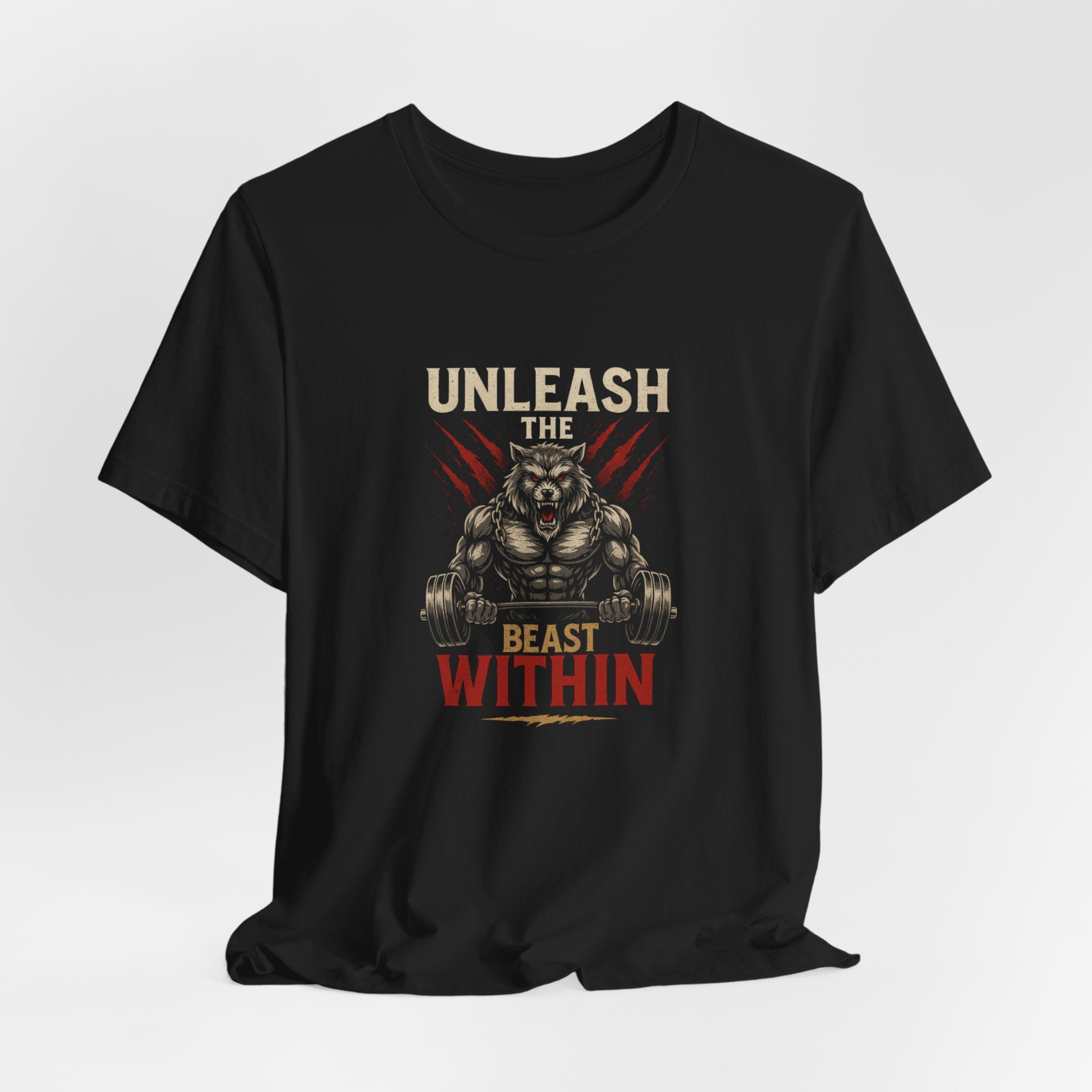 Unleash The Beast Within – Men’s Gym T-Shirt | Power Mode Collection | AGORAA MARTUnisex Basic T-Shirt