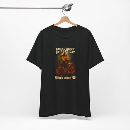 Angad Didn’t Skip Leg Day Neither Should You – Men’s Gym T-Shirt | Desi Mythology Gymwear | AGORAA MART