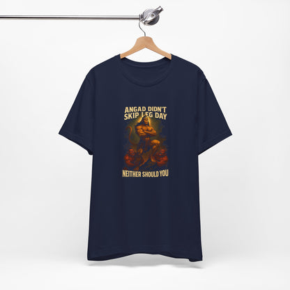 Angad Didn’t Skip Leg Day Neither Should You – Men’s Gym T-Shirt | Desi Mythology Gymwear | AGORAA MART