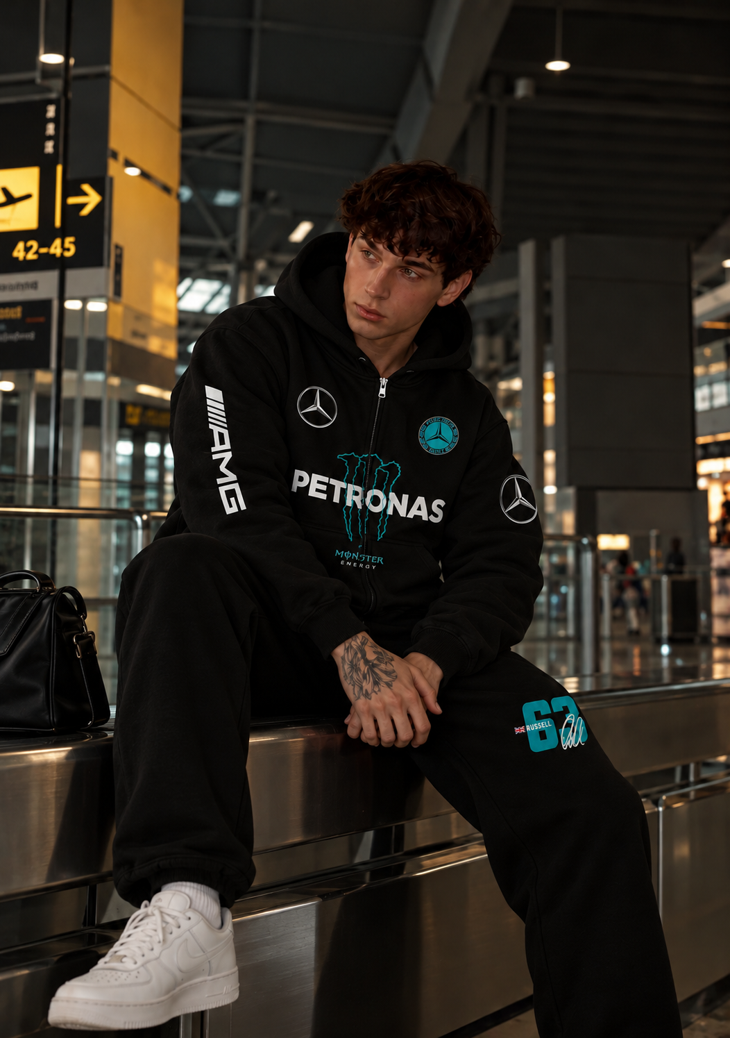 AMG PETRONAS Racing Edition — Zip Hoodie & Jogger Set