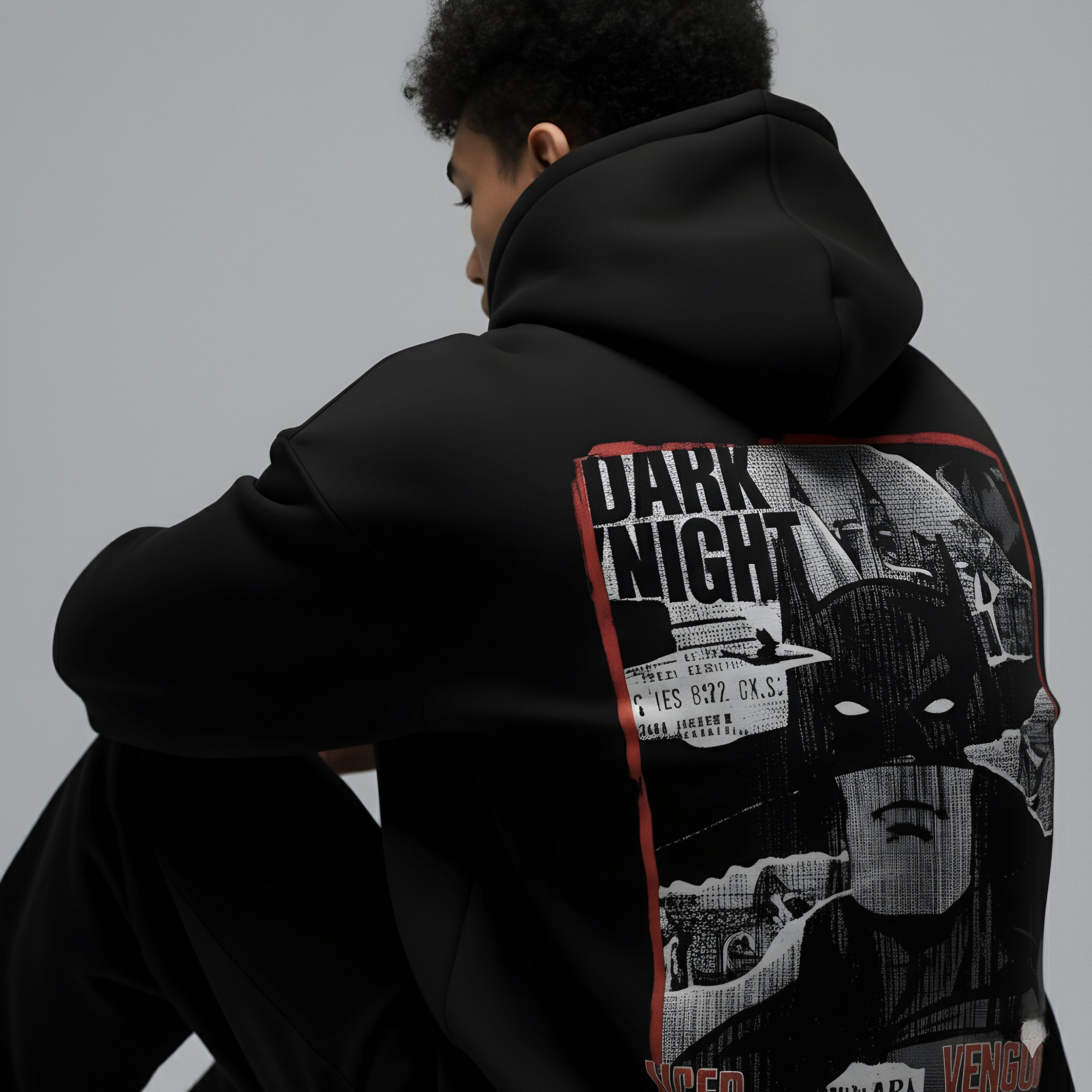Dark Knight Graphic Hoodie