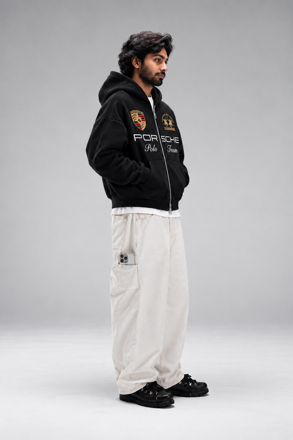 Porsche Dual Chain Zip Hoodie
