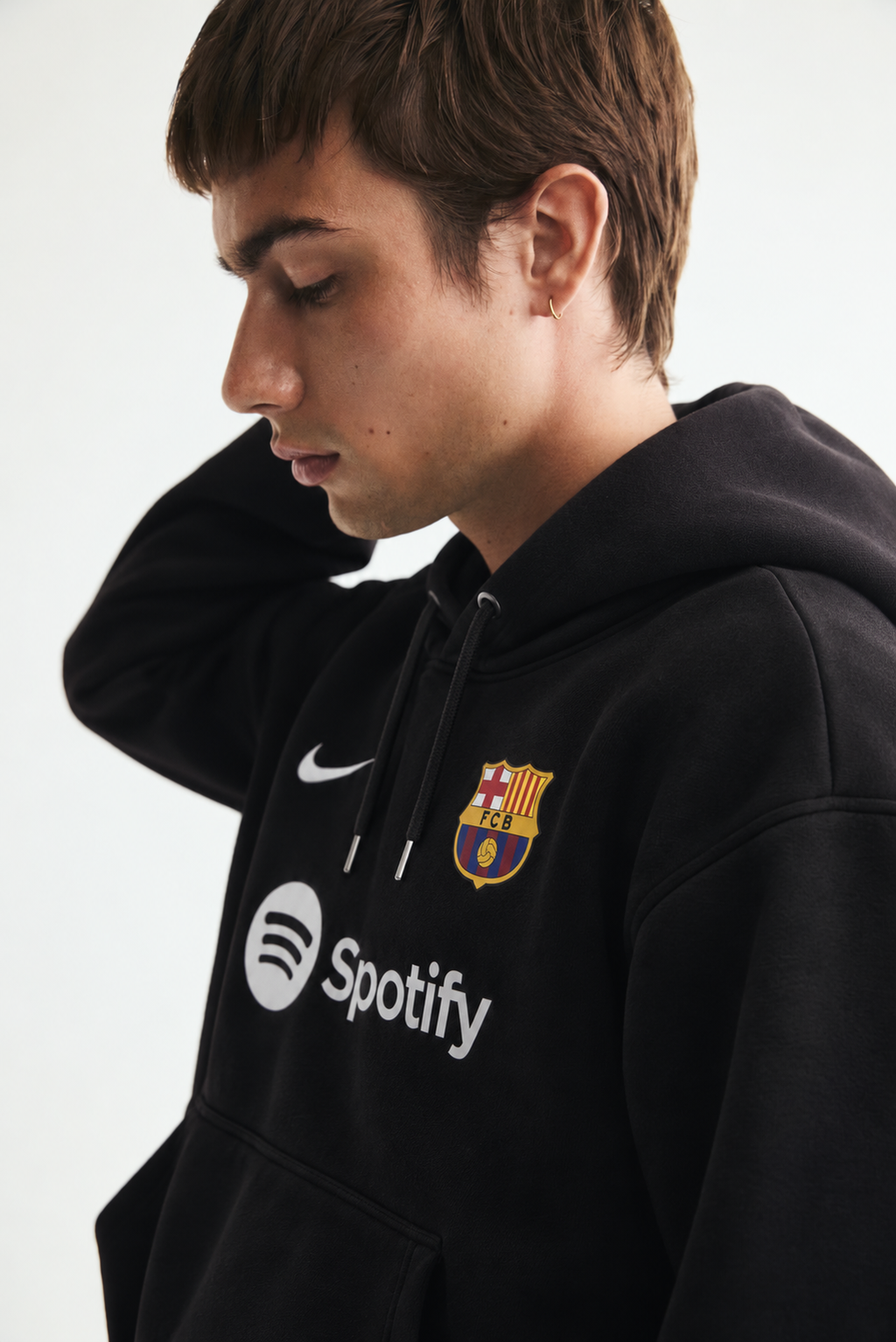FC Barcelona Spotify Edition Black Hoodie