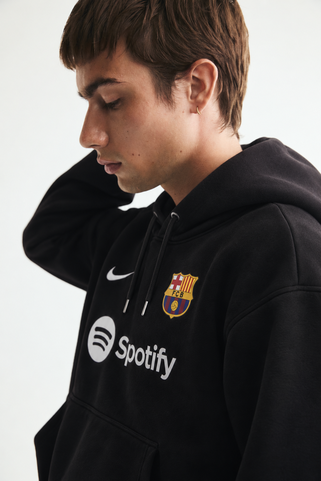 FC Barcelona Spotify Edition Black Hoodie