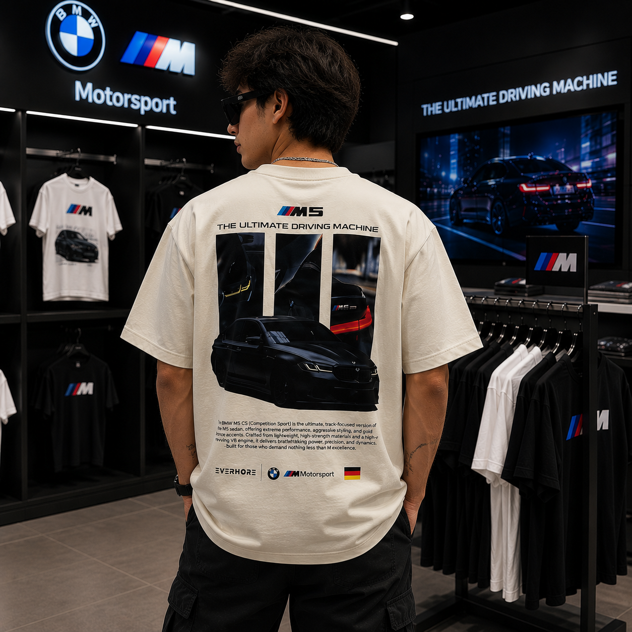 BMW M5 PERFORMANCE OVERSIZED TEE