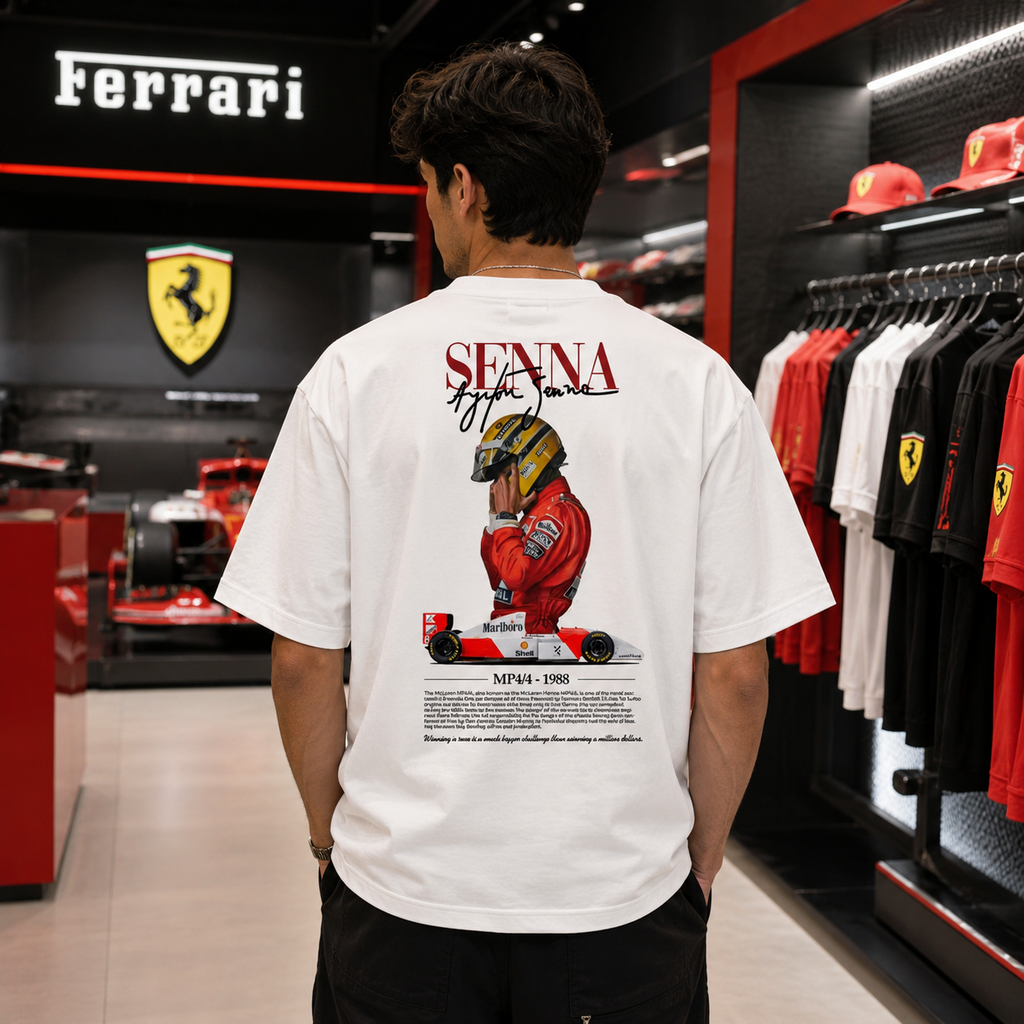AYRTON SENNA LEGACY OVERSIZED TEE