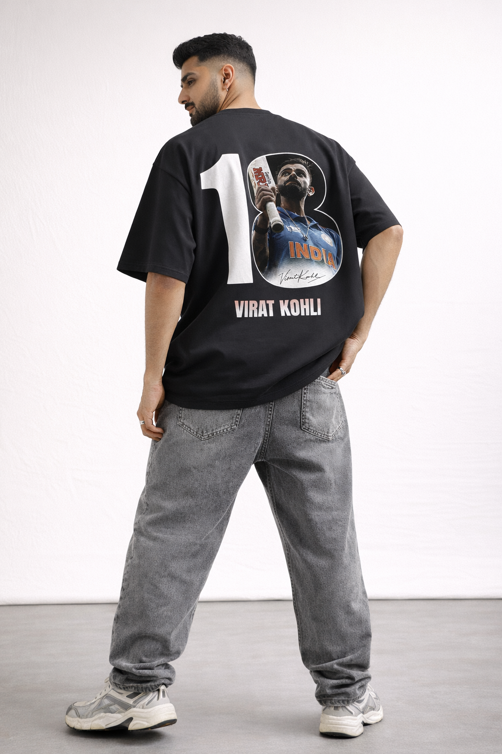 King 18 Cricket Oversized T-Shirt