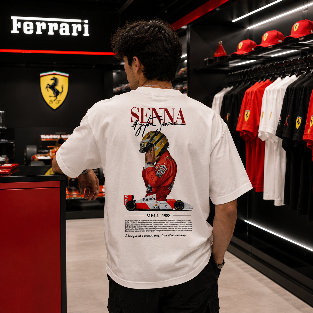 AYRTON SENNA LEGACY OVERSIZED TEE